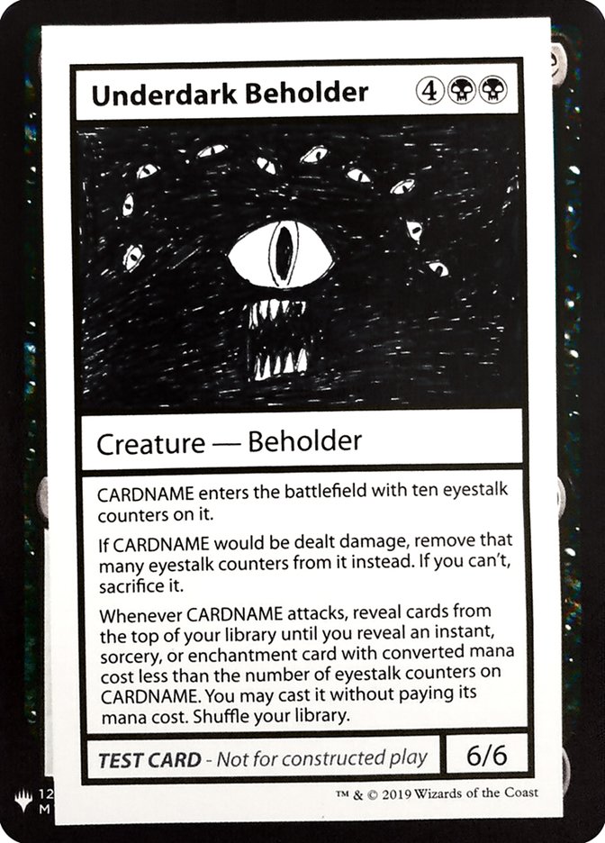 Underdark Beholder [Mystery Booster Playtest Cards] | GnG Games