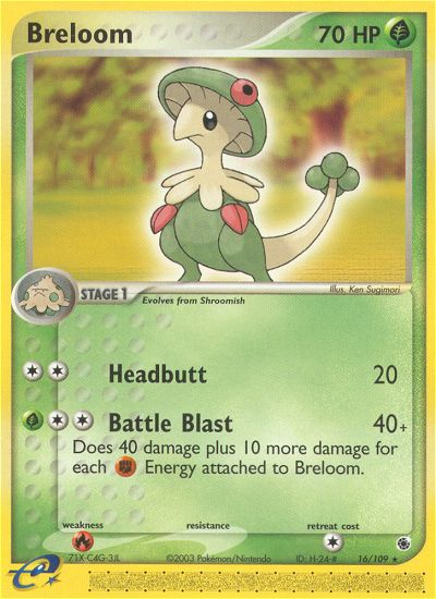 Breloom (16/109) [EX: Ruby & Sapphire] | GnG Games