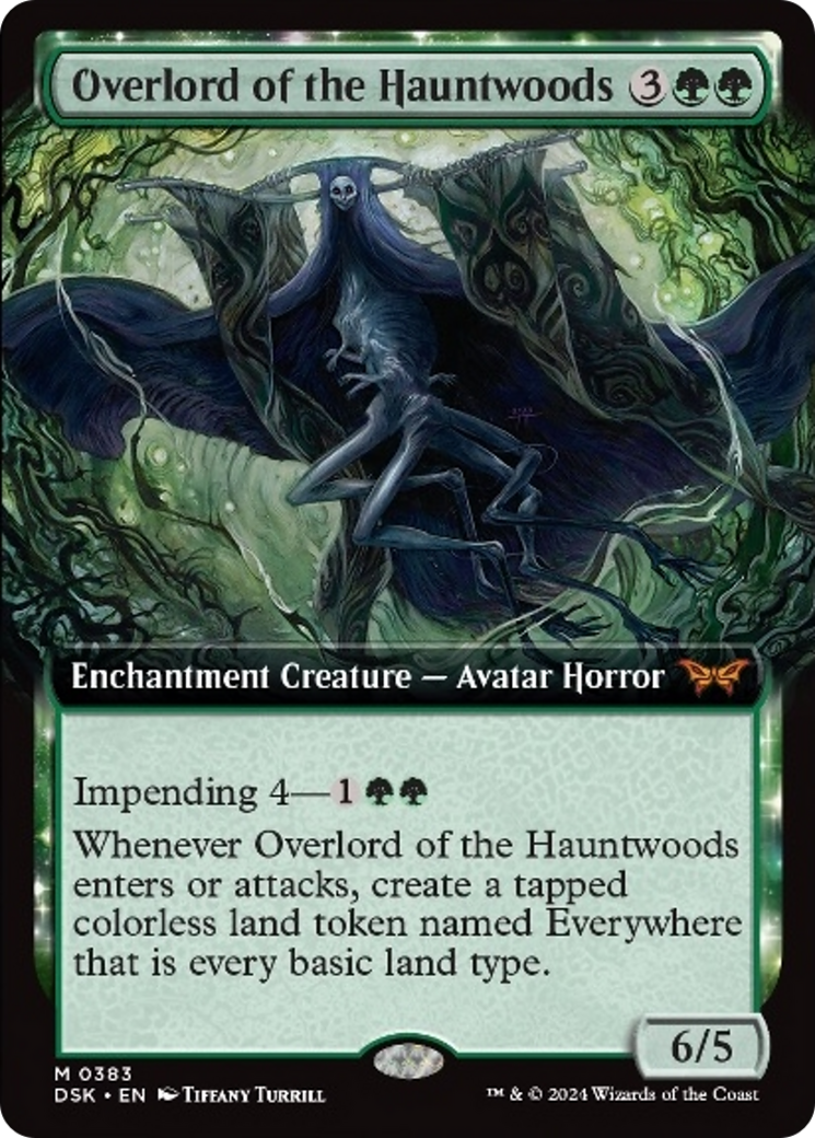 Overlord of the Hauntwoods (Extended Art) [Duskmourn: House of Horror] | GnG Games