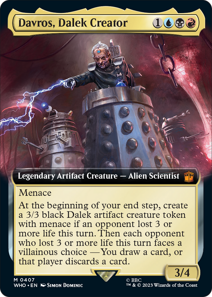 Davros, Dalek Creator (Extended Art) [Doctor Who] | GnG Games