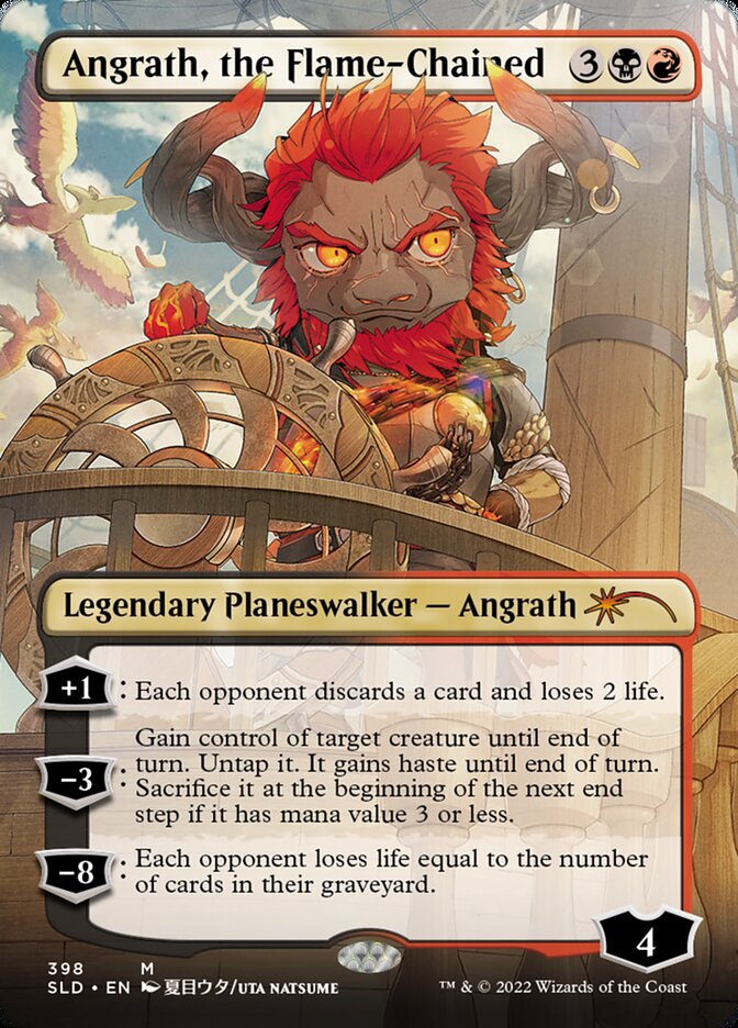 Angrath, the Flame-Chained (Borderless) [Secret Lair Drop Series] | GnG Games