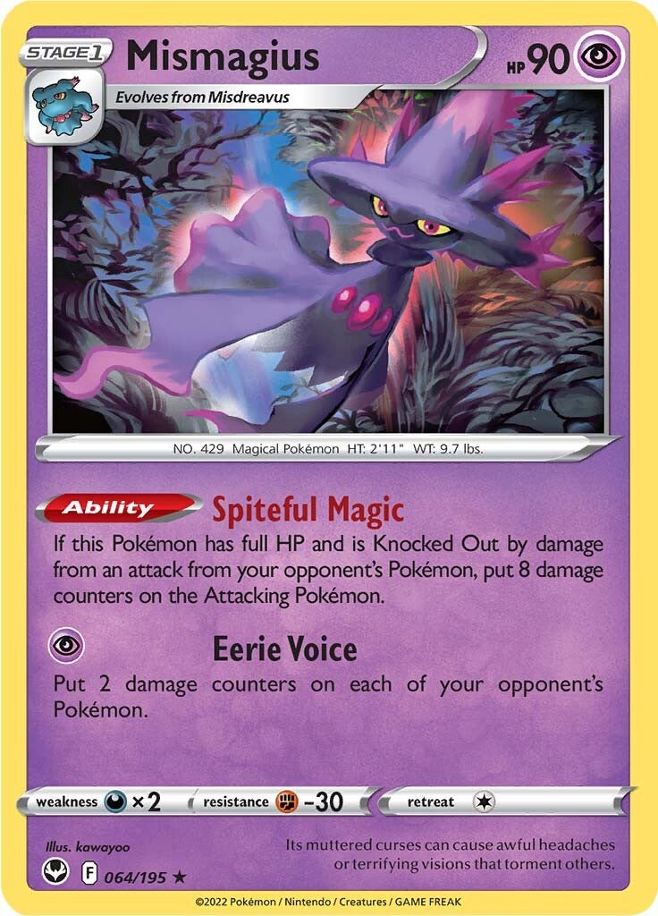 Mismagius (064/195) [Sword & Shield: Silver Tempest] | GnG Games