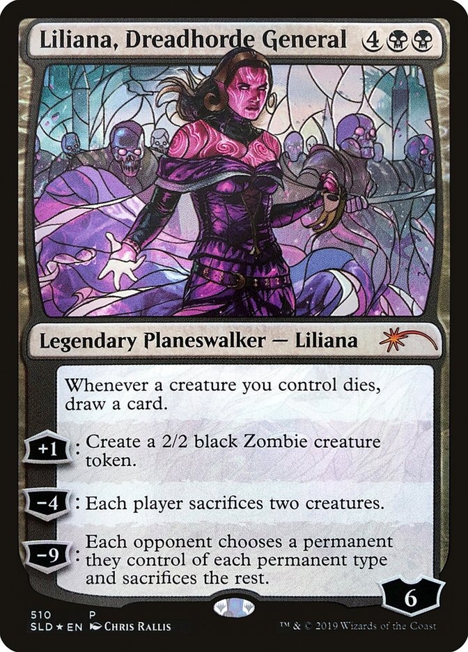 Liliana, Dreadhorde General (Stained Glass) [Secret Lair Drop Promos] | GnG Games