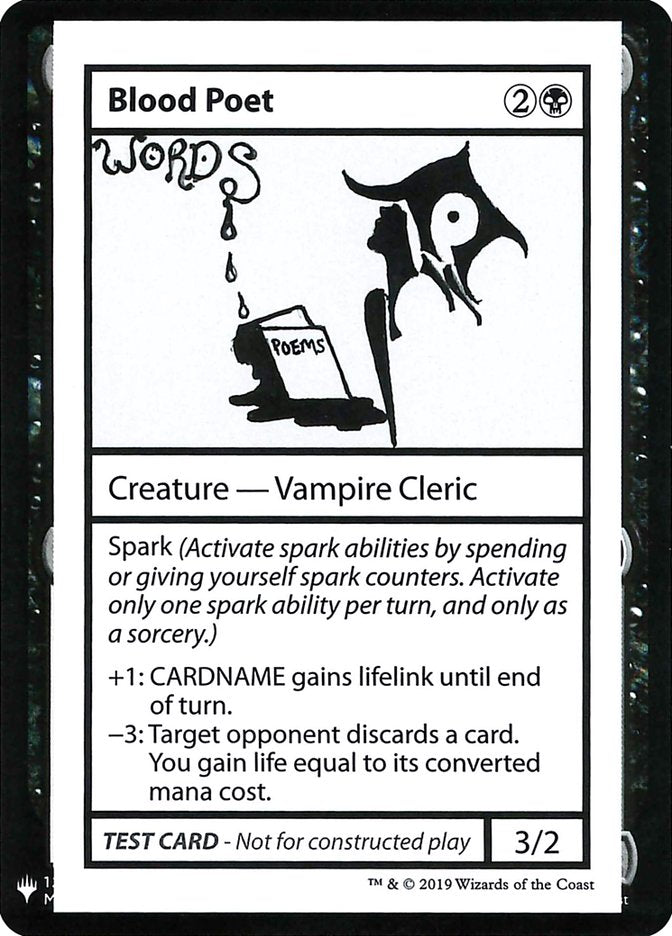 Blood Poet [Mystery Booster Playtest Cards] | GnG Games