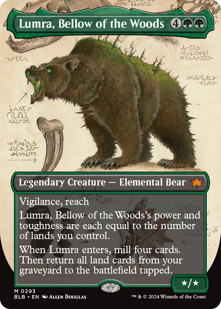 Lumra, Bellow of the Woods (Borderless) (0293) [Bloomburrow] | GnG Games