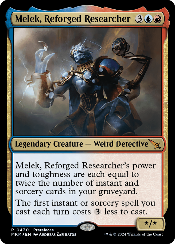 Melek, Reforged Researcher [Murders at Karlov Manor Prerelease Promos] | GnG Games