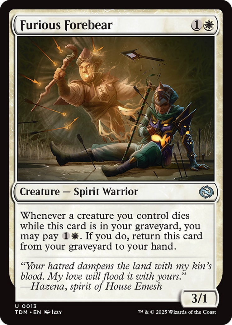 Furious Forebear [Tarkir: Dragonstorm] | GnG Games