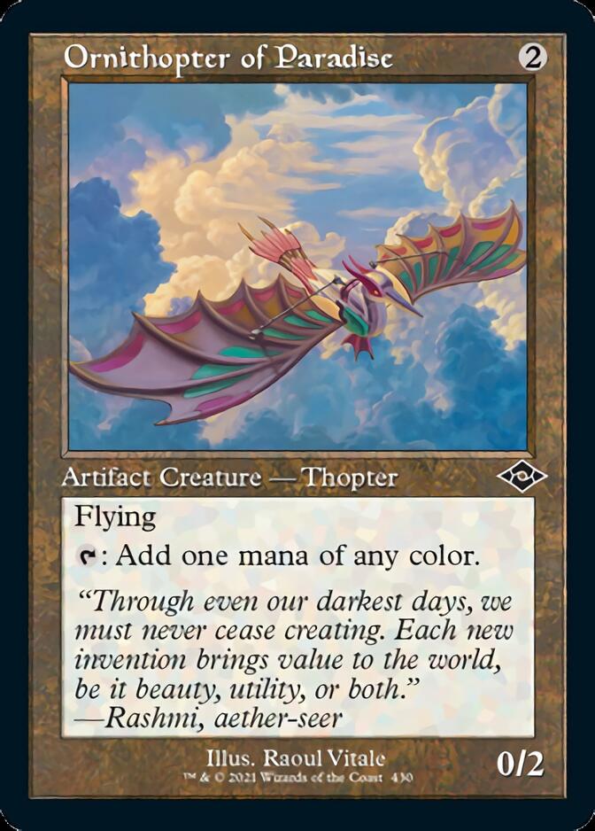 Ornithopter of Paradise (Retro Foil Etched) [Modern Horizons 2] | GnG Games