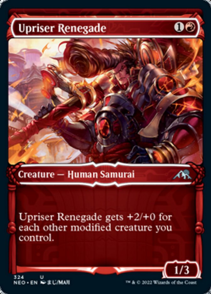 Upriser Renegade (Showcase Samurai) [Kamigawa: Neon Dynasty] | GnG Games