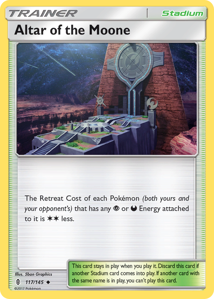 Altar of the Moone (117/145) [Sun & Moon: Guardians Rising] | GnG Games