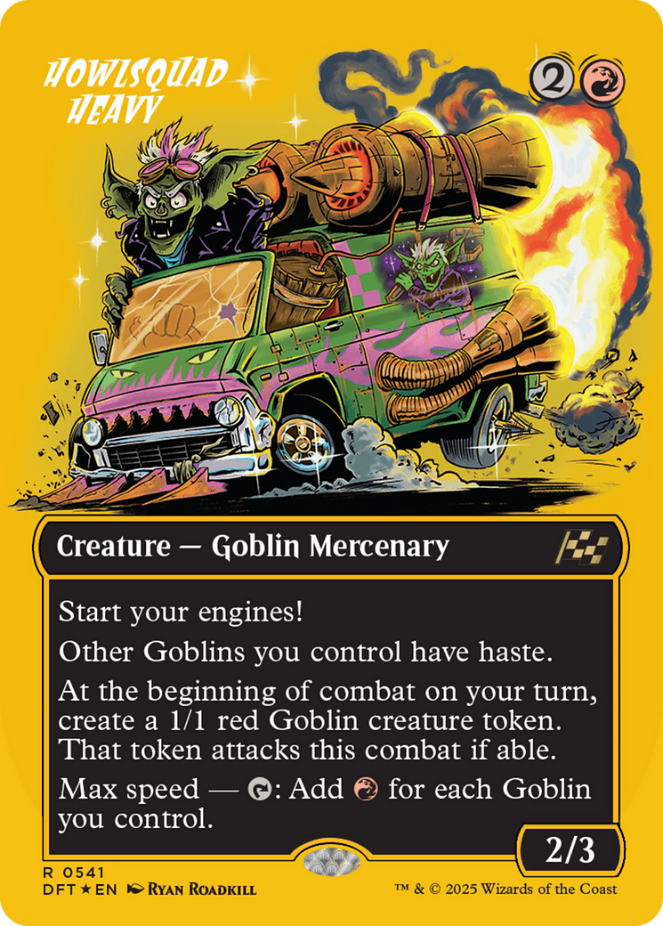 Howlsquad Heavy (Borderless) (First-Place Foil) [Aetherdrift] | GnG Games