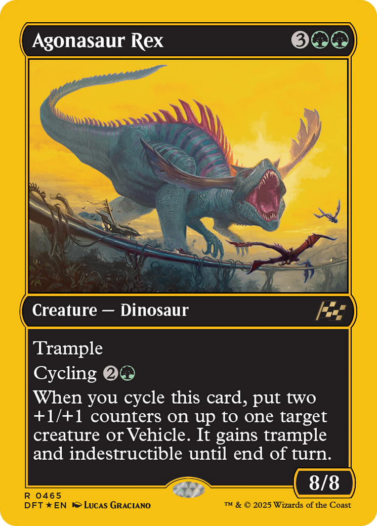 Agonasaur Rex (First-Place Foil) [Aetherdrift] | GnG Games