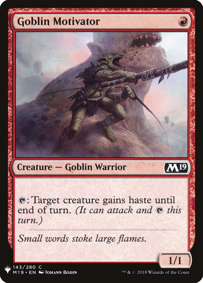 Goblin Motivator [Mystery Booster] | GnG Games