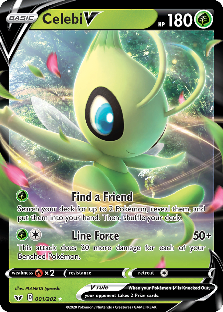Celebi V (001/202) [Sword & Shield: Base Set] | GnG Games