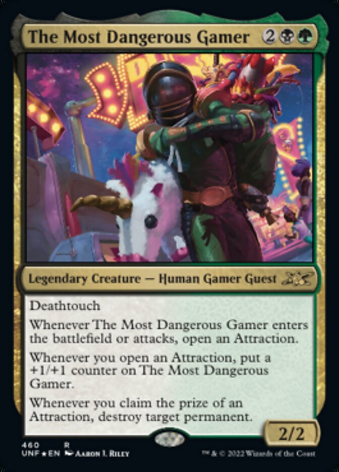 The Most Dangerous Gamer (Galaxy Foil) [Unfinity] | GnG Games