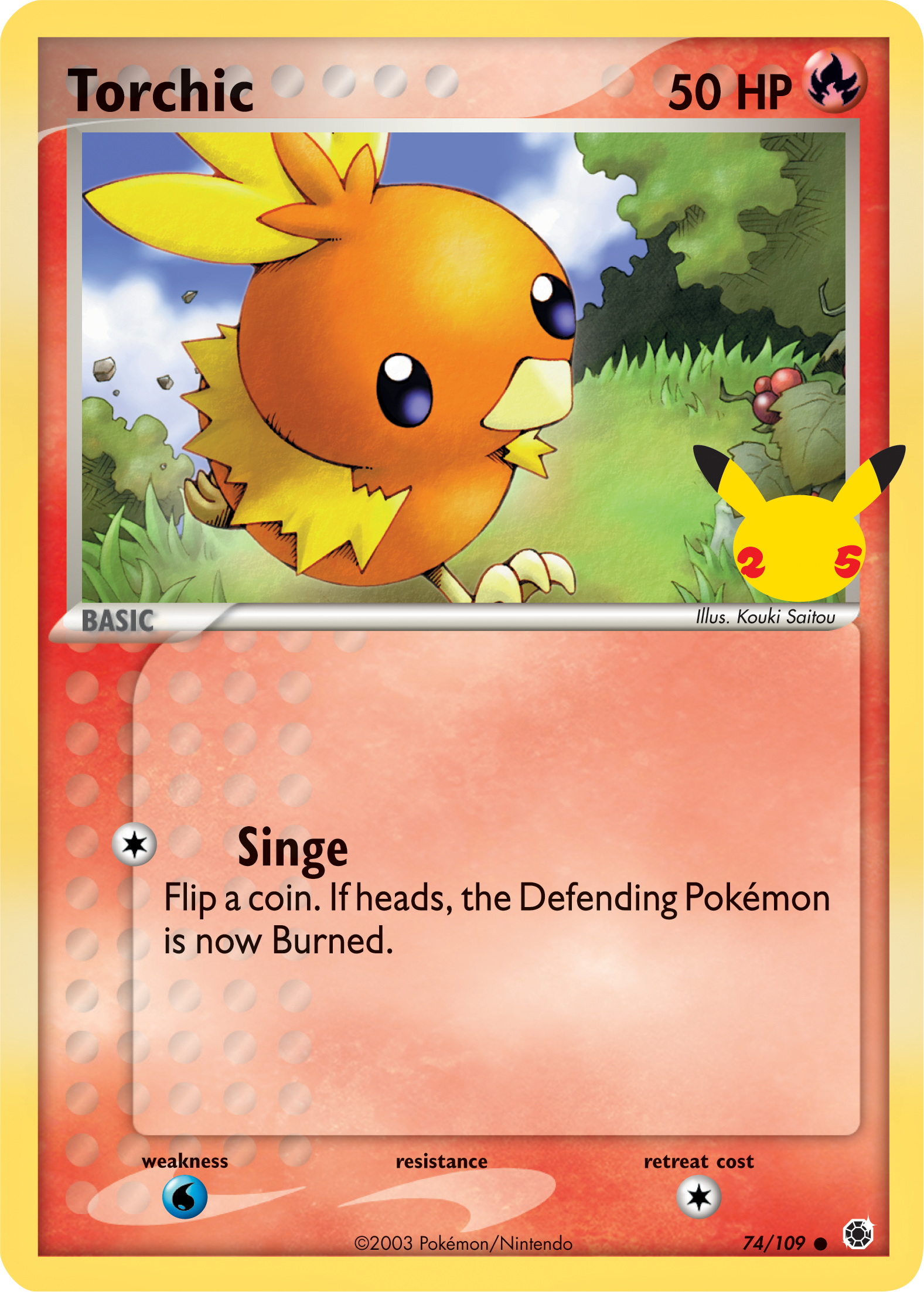 Torchic (74/109) (Jumbo Card) [First Partner Pack] | GnG Games