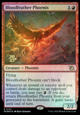 Bloodfeather Phoenix [March of the Machine Prerelease Promos] | GnG Games