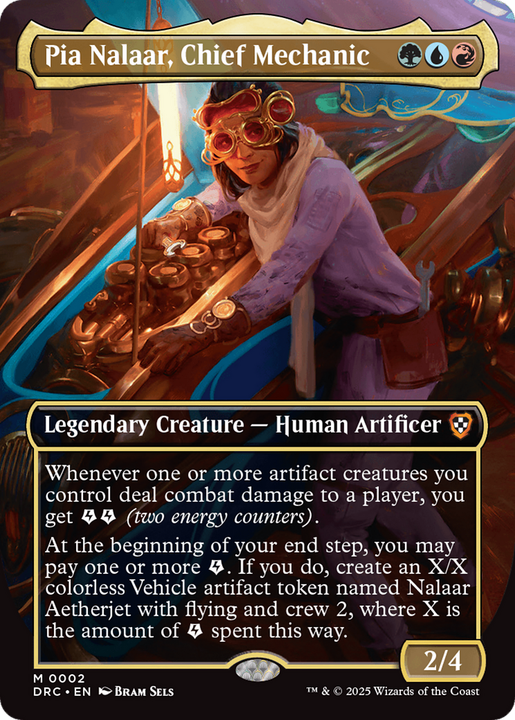 Pia Nalaar, Chief Mechanic (Borderless) [Aetherdrift Commander] | GnG Games