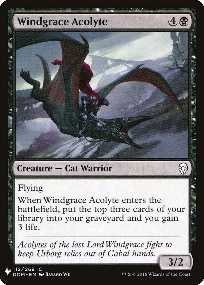 Windgrace Acolyte [Mystery Booster] | GnG Games