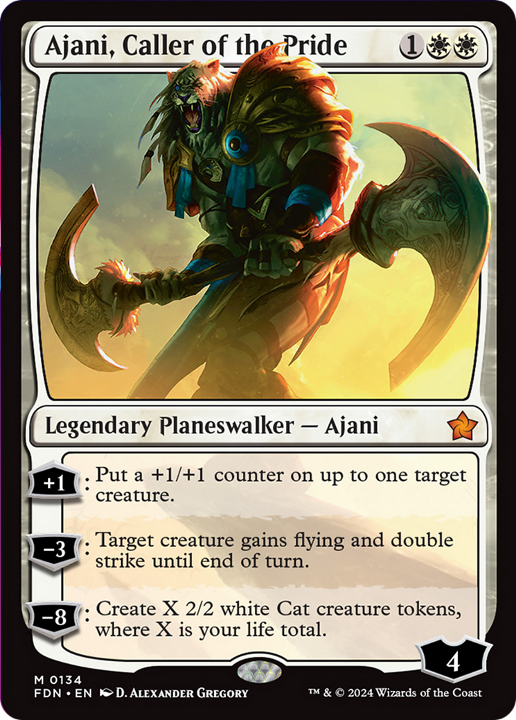 Ajani, Caller of the Pride [Foundations] | GnG Games