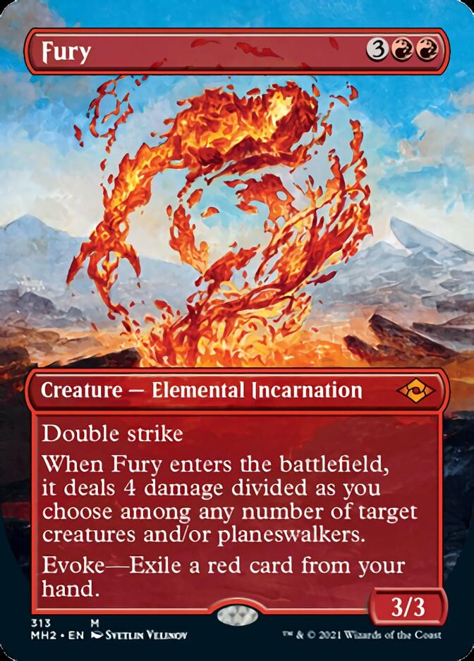 Fury (Borderless Alternate Art) [Modern Horizons 2] | GnG Games