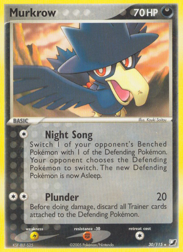 Murkrow (30/115) [EX: Unseen Forces] | GnG Games