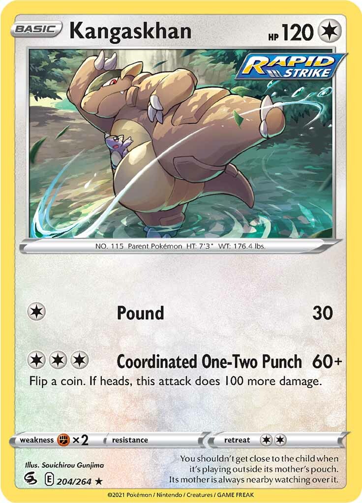 Kangaskhan (204/264) [Sword & Shield: Fusion Strike] | GnG Games