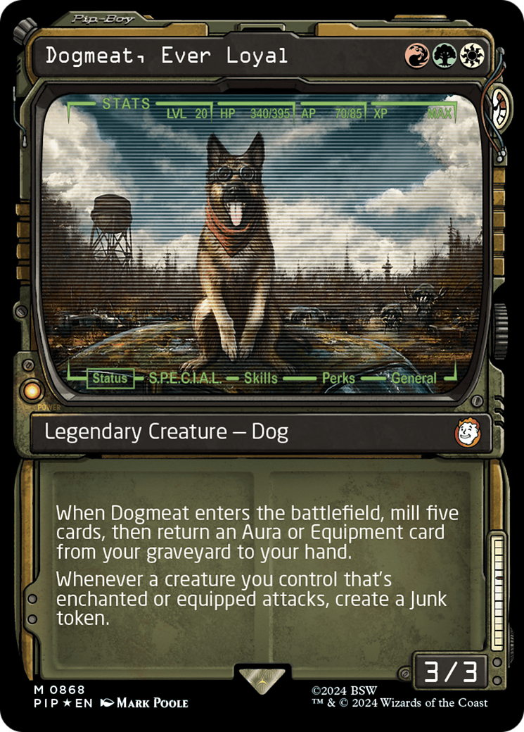 Dogmeat, Ever Loyal (Showcase) (Surge Foil) [Fallout] | GnG Games