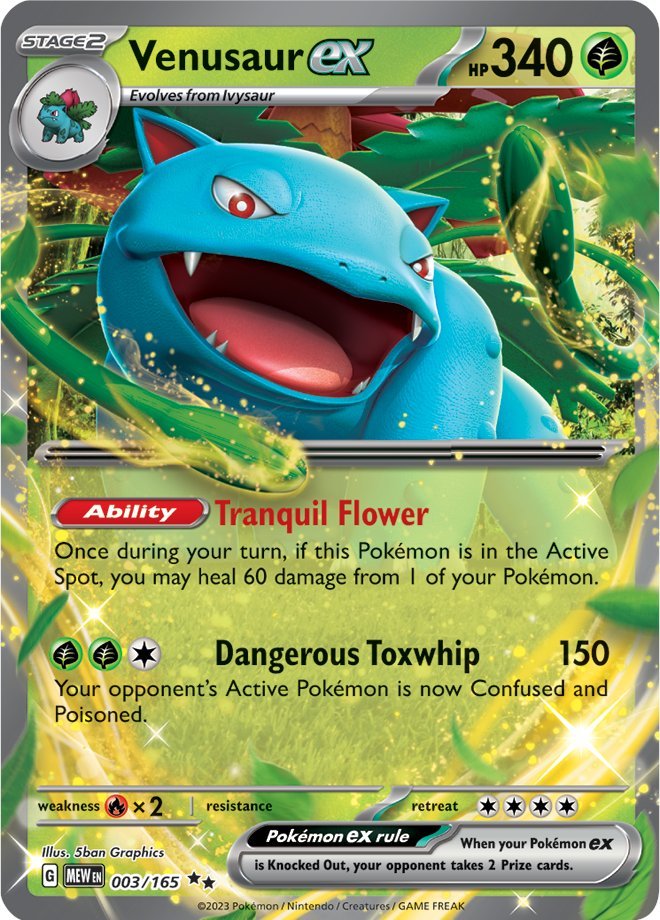 Venusaur ex (003/165) [Scarlet & Violet 151] | GnG Games