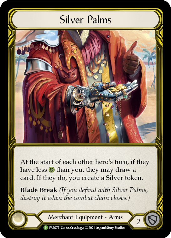 Silver Palms (Golden) [FAB077] (Promo)  Cold Foil | GnG Games