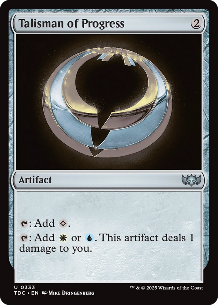 Talisman of Progress [Tarkir: Dragonstorm Commander] | GnG Games