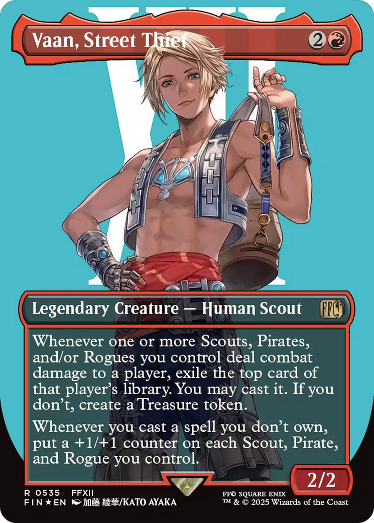 Vaan, Street Thief (Borderless) (Surge Foil) [FINAL FANTASY] | GnG Games