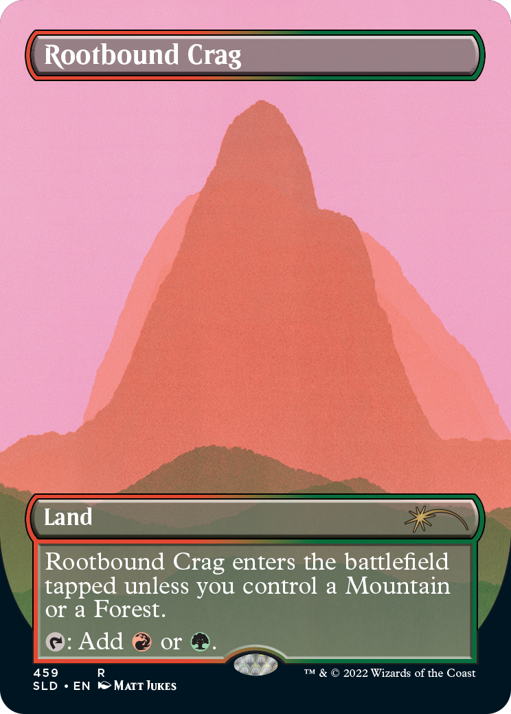 Rootbound Crag (Borderless) [Secret Lair Drop Series] | GnG Games