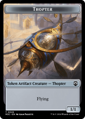 Aetherborn // Thopter Double-Sided Token [Modern Horizons 3 Commander Tokens] | GnG Games