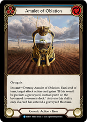 Amulet of Oblation [EVR181] (Everfest)  1st Edition Cold Foil | GnG Games