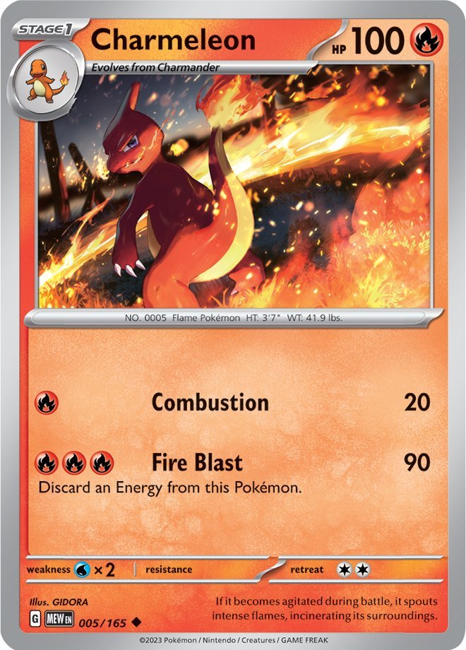 Charmeleon (005/165) [Scarlet & Violet 151] | GnG Games