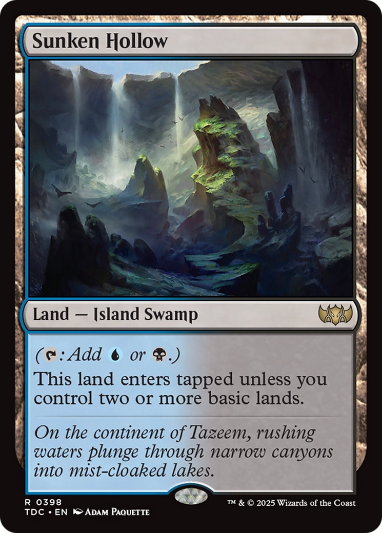 Sunken Hollow [Tarkir: Dragonstorm Commander] | GnG Games