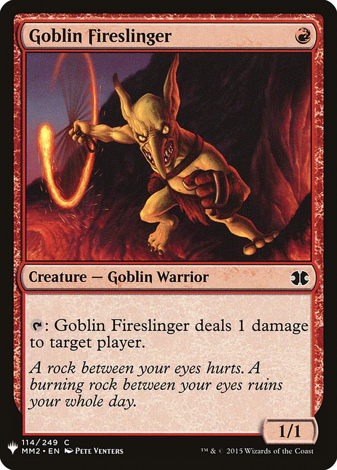 Goblin Fireslinger [Mystery Booster] | GnG Games