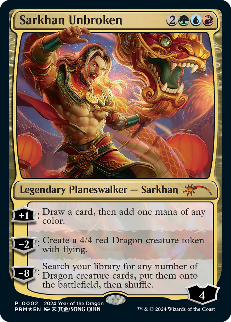 Sarkhan Unbroken (Year of the Dragon 2024) [Standard Showdown Promos] | GnG Games