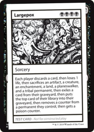 Largepox (2021 Edition) [Mystery Booster Playtest Cards] | GnG Games