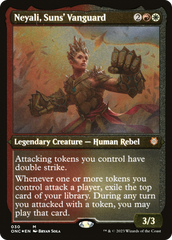 Neyali, Suns' Vanguard (Foil Etched) (Display Commander) [Phyrexia: All Will Be One Commander] | GnG Games