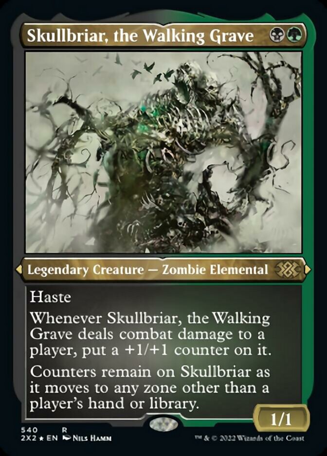 Skullbriar, the Walking Grave (Foil Etched) [Double Masters 2022] | GnG Games