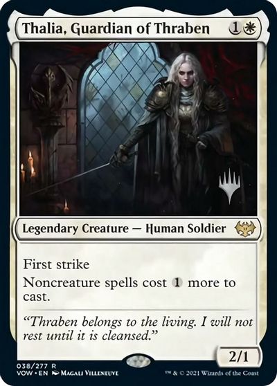 Thalia, Guardian of Thraben (Promo Pack) [Innistrad: Crimson Vow Promos] | GnG Games