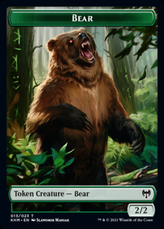 Bear Token [Kaldheim Tokens] | GnG Games