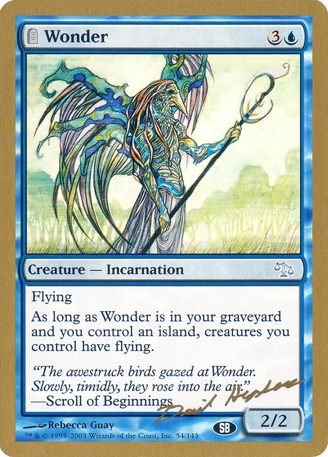 Wonder (Dave Humpherys) (SB) [World Championship Decks 2003] | GnG Games