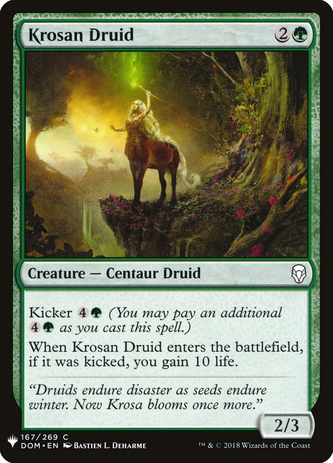 Krosan Druid [Mystery Booster] | GnG Games