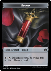 Blood // Vampire (0004) Double-Sided Token [The Lost Caverns of Ixalan Commander Tokens] | GnG Games