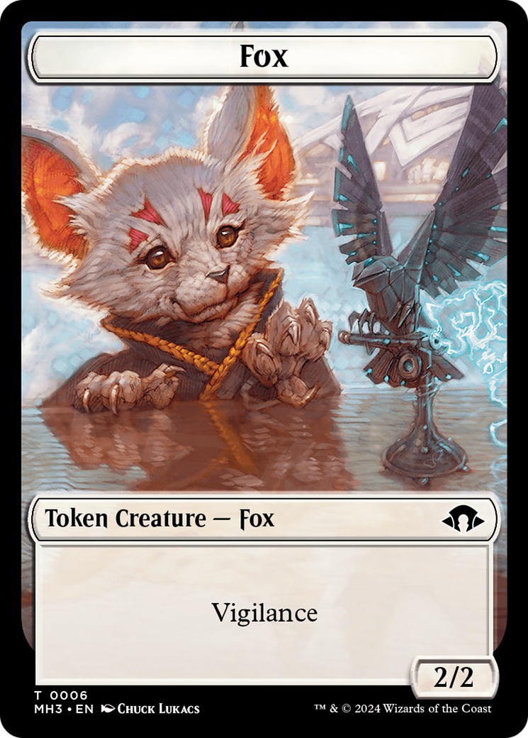 Phyrexian Germ // Fox Double-Sided Token [Modern Horizons 3 Tokens] | GnG Games