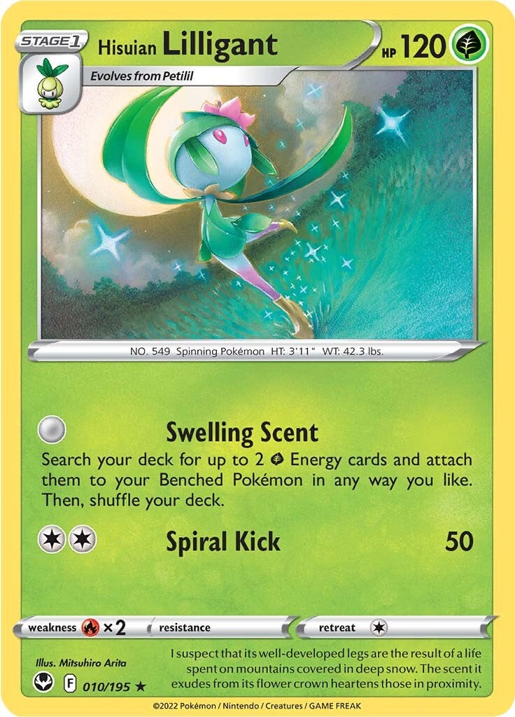 Hisuian Lilligant (010/195) [Sword & Shield: Silver Tempest] | GnG Games