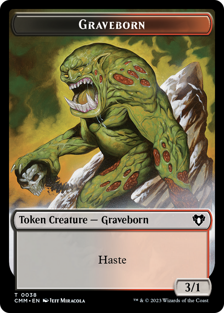 Thopter // Graveborn Double-Sided Token [Commander Masters Tokens] | GnG Games